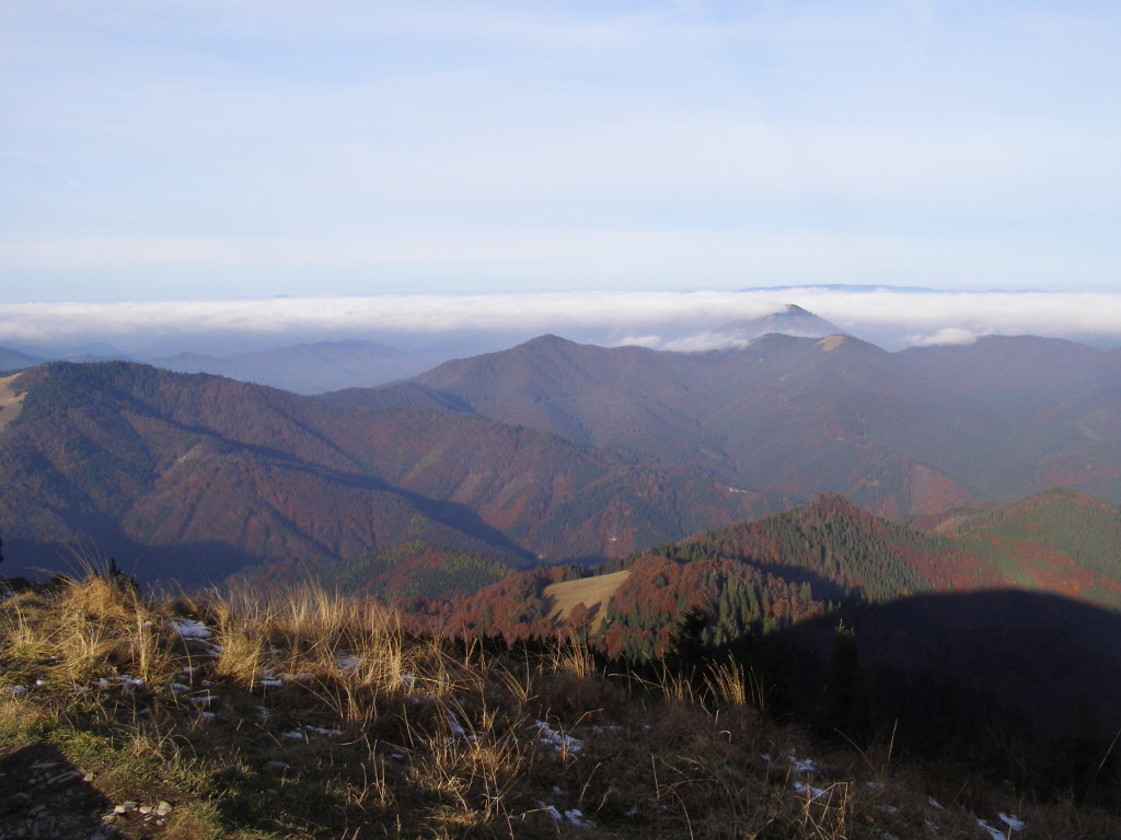 Pohled z vrchu Rakytov